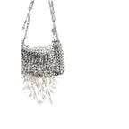 Rabanne Silver Stainless Steel Shoulder Bag Rabanne