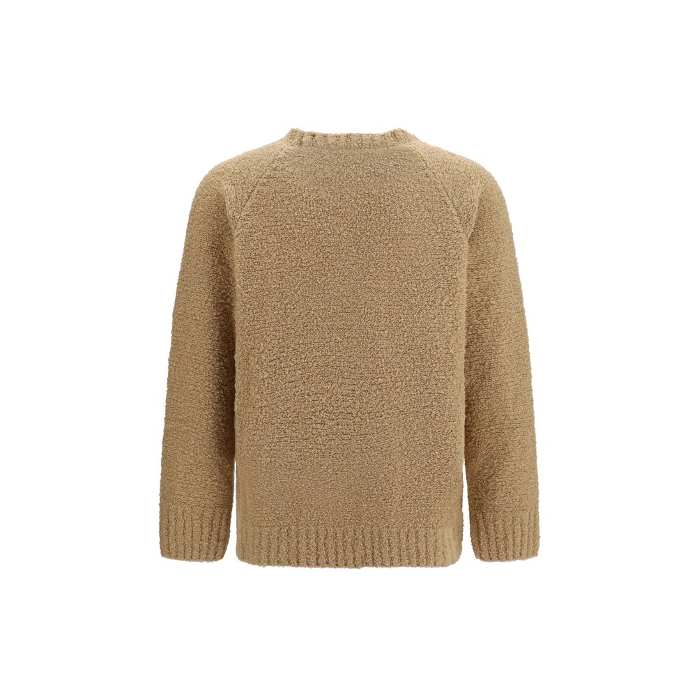 Laneus Beige Wool Oves Aries Sweatshirt Laneus