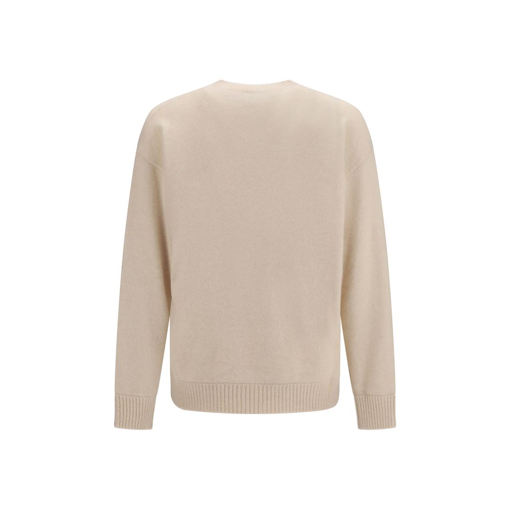 Laneus Beige Cashmere Sweatshirt Laneus