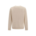 Laneus Beige Cashmere Sweatshirt Laneus