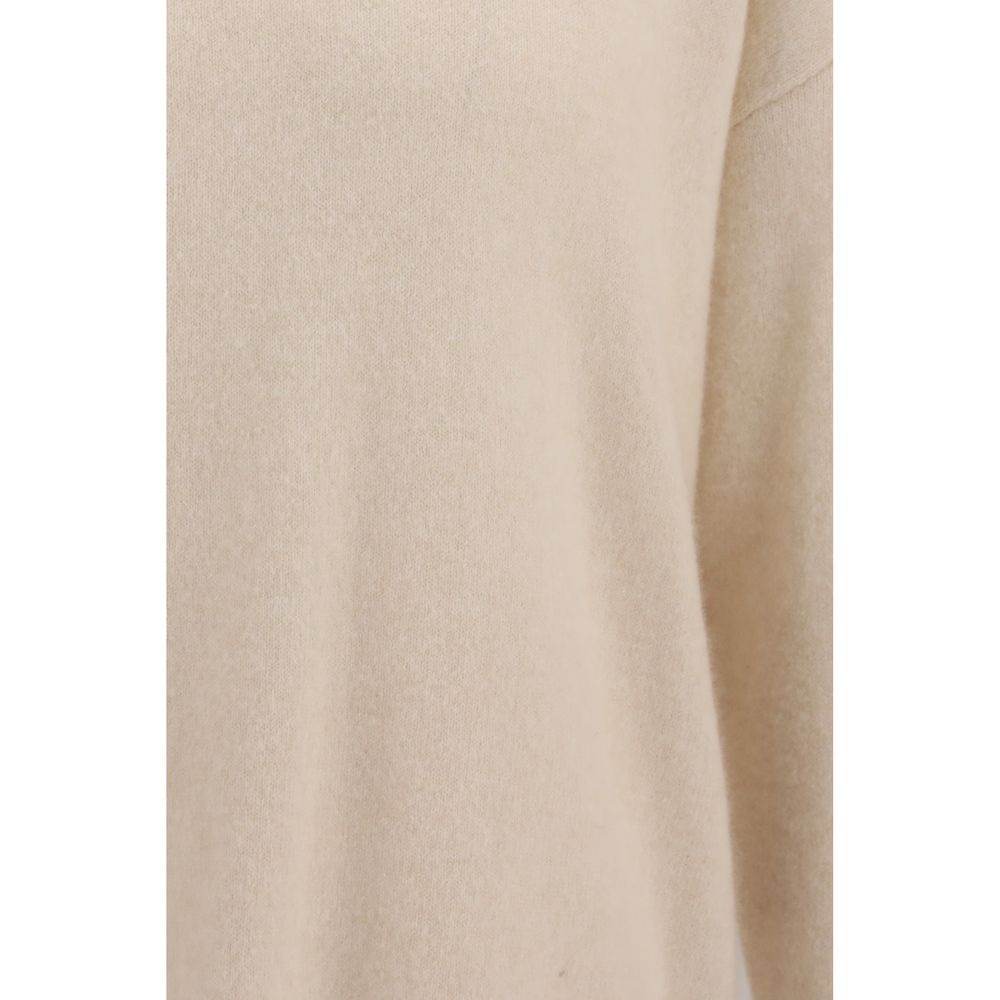 Laneus Beige Cashmere Sweatshirt Laneus