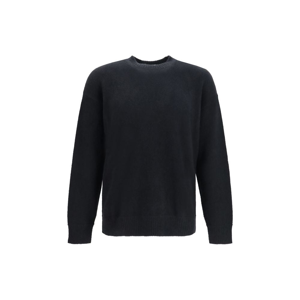 Laneus Black Cashmere Sweatshirt Laneus