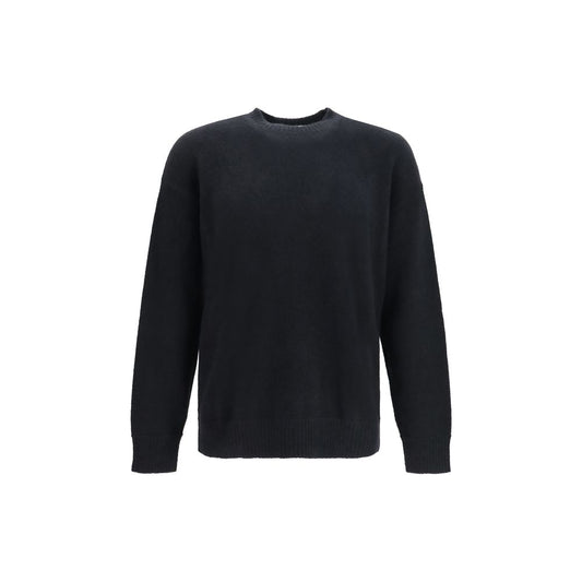 Laneus Black Cashmere Sweatshirt Laneus