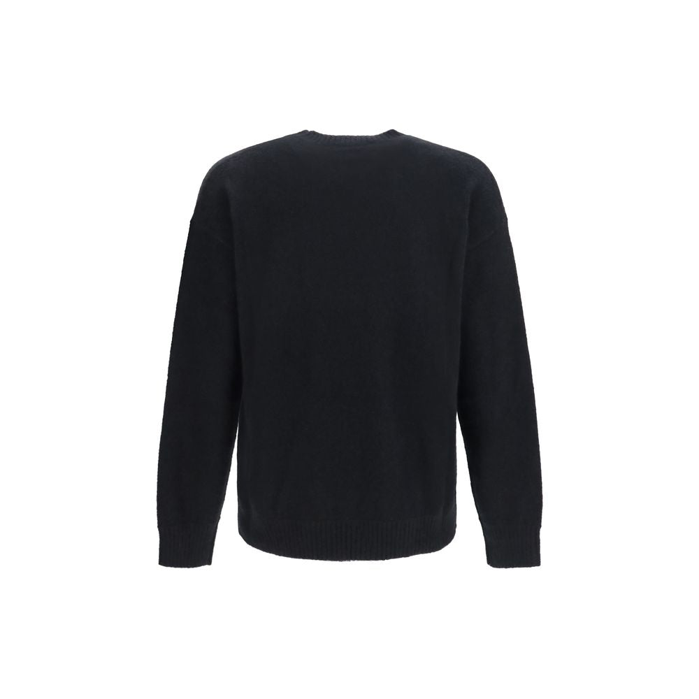 Laneus Black Cashmere Sweatshirt Laneus