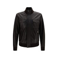 Dolce & Gabbana Brown Lamb Ovis Aries Aries Leather Jacket Dolce & Gabbana