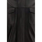 Dolce & Gabbana Brown Lamb Ovis Aries Aries Leather Jacket Dolce & Gabbana