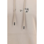 Off-White Beige Cotton Sweatshirt Off-White