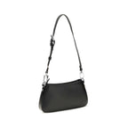 Vivienne Westwood Black Calf Leather Bos Taurus Shoulder Bag Vivienne Westwood