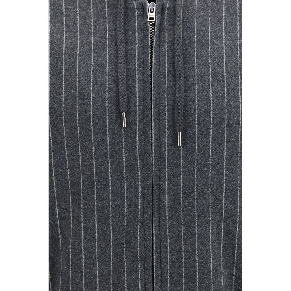 Herno Gray Cotton Sweatshirt