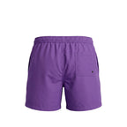 Trussardi Beachwear Purple Polyester Men Swim Short
