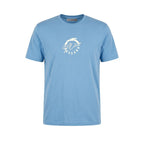 Trussardi Beachwear Light Blue Cotton Men T-Shirt