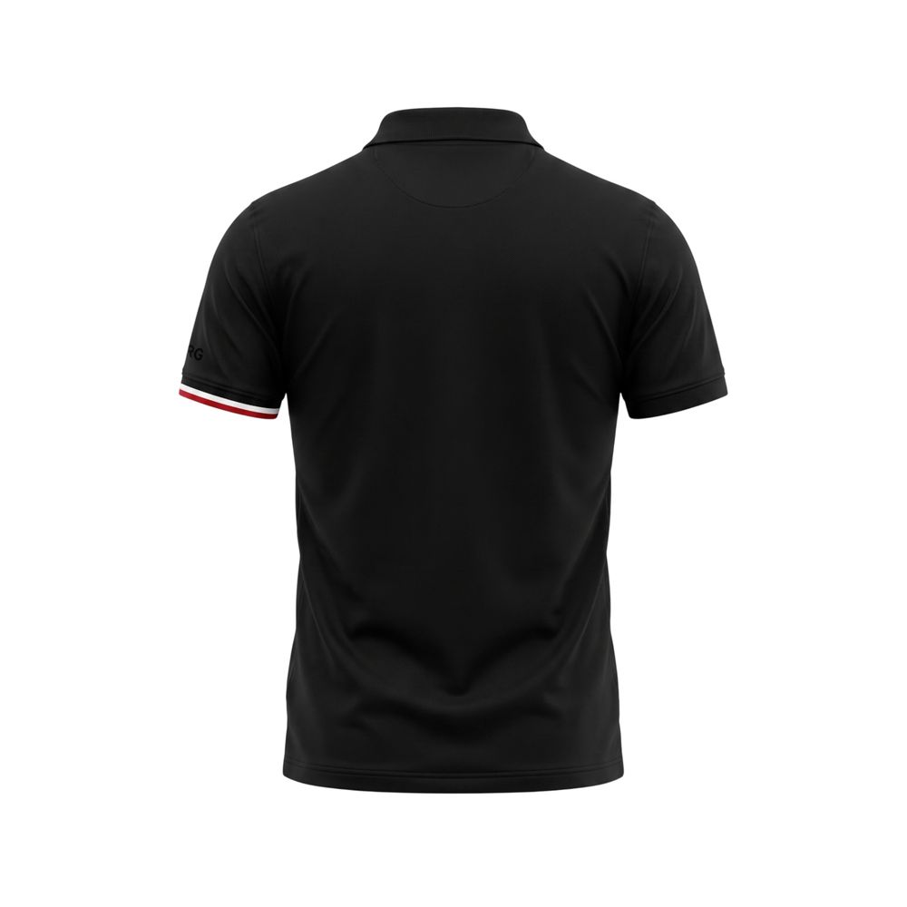 Iceberg Black Cotton Men Polo Shirt - Eljoys Fashion 