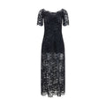 Rabanne Black Polyamide Long Dress Rabanne
