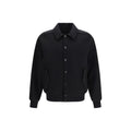 Ferragamo Black Wool Oves Aries Biker Jacket Ferragamo