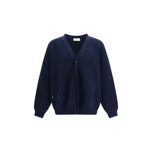 Laneus Blue Wool Oves Aries Cardigan Laneus