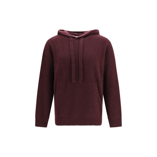 Laneus Bordeaux Cashmere Hoodie Laneus