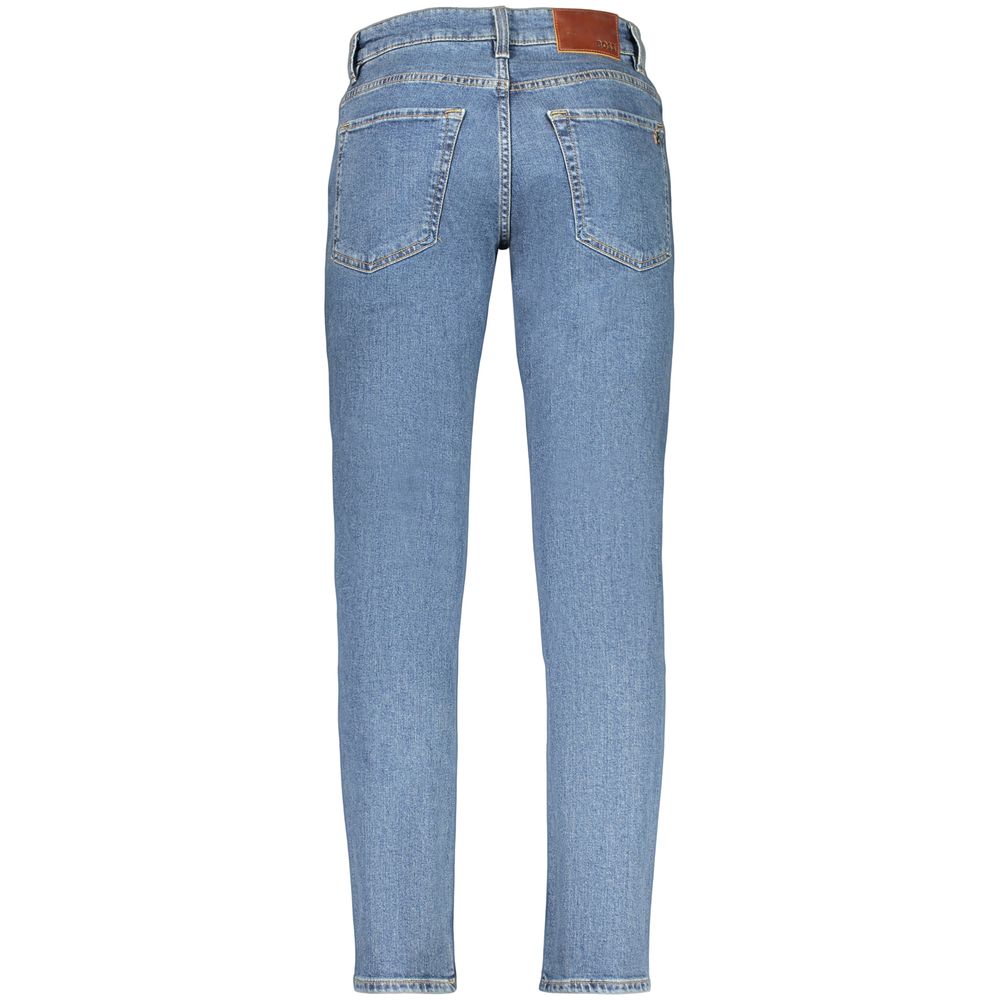 Hugo Boss Blue Cotton Men's Jean - Eljoys Fashion 