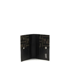Fendi Brown Polyester Wallet Fendi