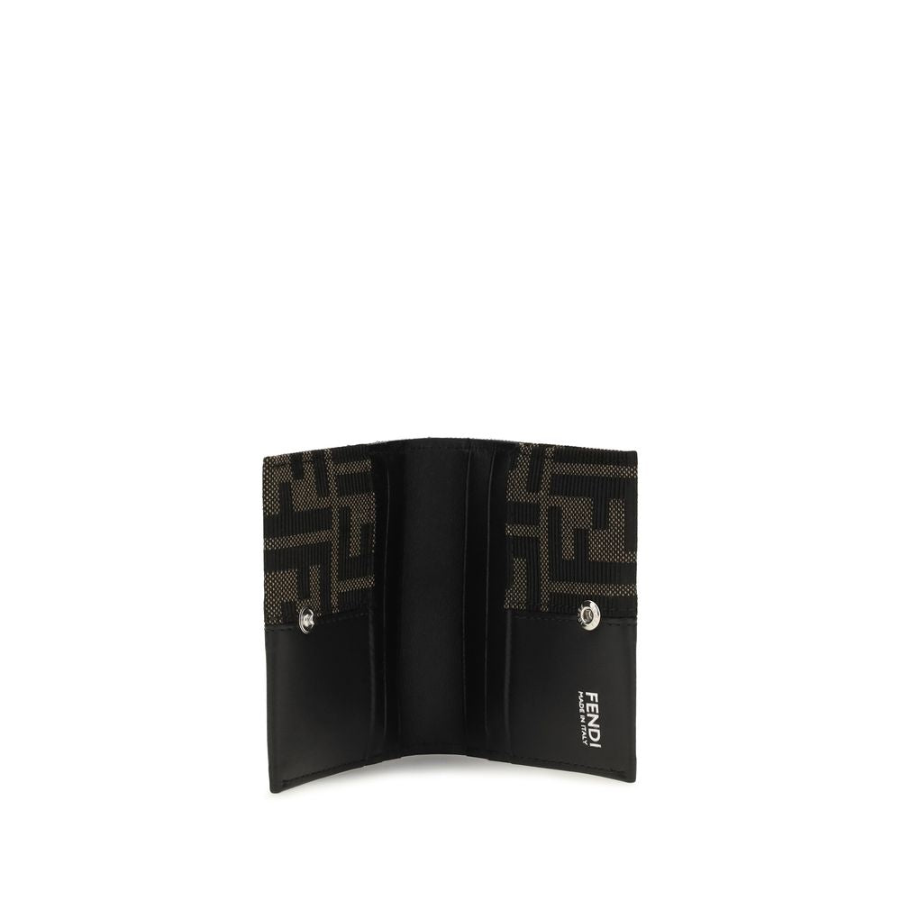 Fendi Brown Polyester Wallet Fendi