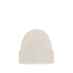 Moncler White Wool Oves Aries Beanie Moncler