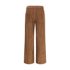 Brunello Cucinelli Brown Cotton Casual Pants Brunello Cucinelli
