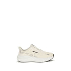 Palm Angels Beige Fabric Low Top Sneakers Palm Angels