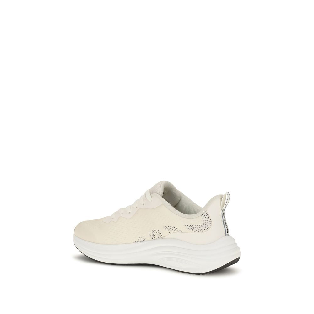 Palm Angels Beige Fabric Low Top Sneakers Palm Angels