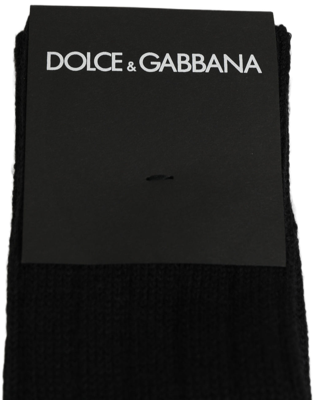 Dolce & Gabbana Black DG Logo Print Over The Calf Accessory Socks - Eljoys Fashion 