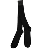 Dolce & Gabbana Black DG Logo Print Over The Calf Accessory Socks - Eljoys Fashion 
