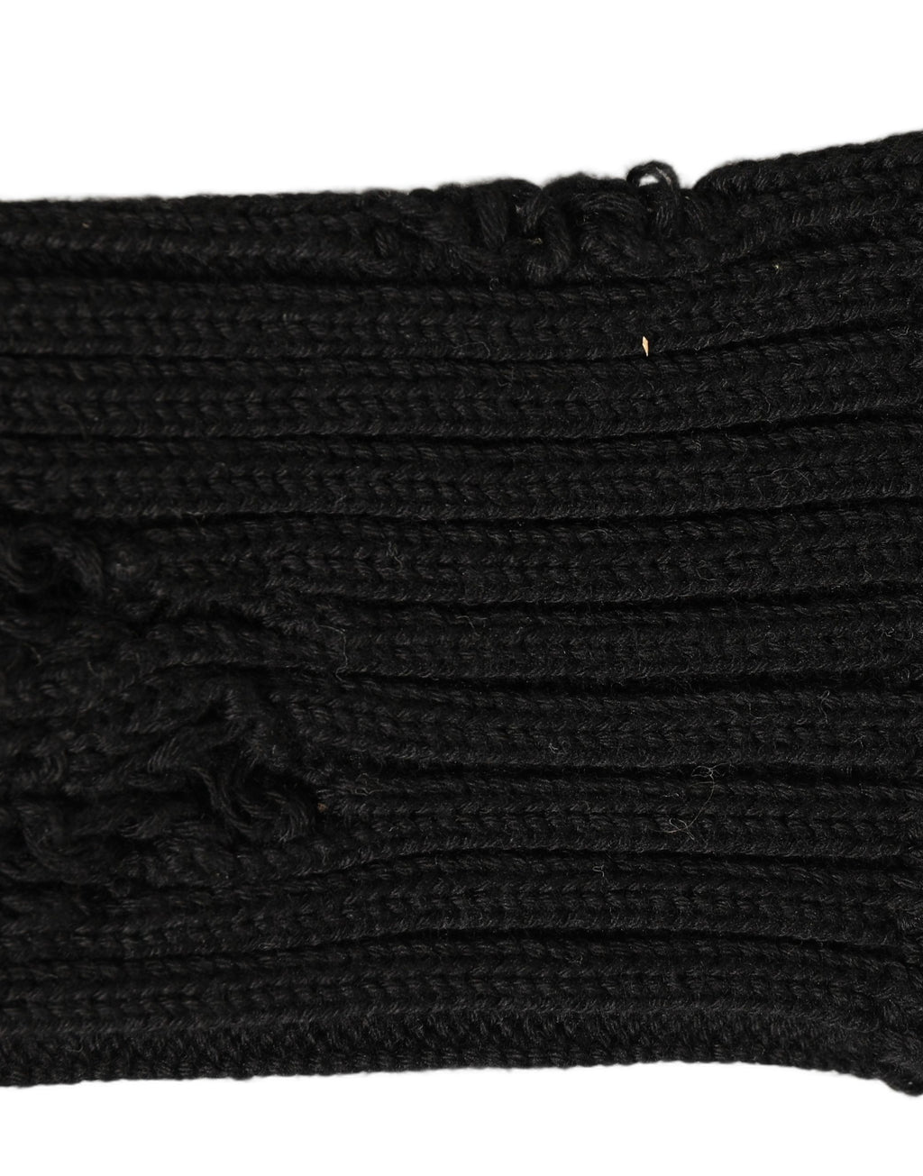 Dolce & Gabbana Black Cotton Distressed Mid Calf Accessory Socks - Eljoys Fashion 