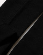 Dolce & Gabbana Black Wool Stretch Tights Stocking Accessory Socks - Eljoys Fashion 