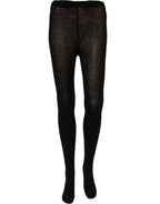 Dolce & Gabbana Black Wool Stretch Tights Stocking Accessory Socks - Eljoys Fashion 