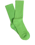 Dolce & Gabbana Green Cotton Ribbed Mid Calf Women Accessory Socks - Eljoys Fashion 