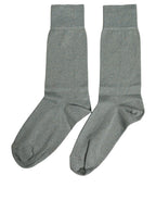 Dolce & Gabbana Gray Viscose Logo Mid Calf Accessory Socks - Eljoys Fashion 