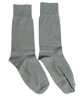 Dolce & Gabbana Gray Viscose Logo Mid Calf Accessory Socks - Eljoys Fashion 