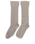 Dolce & Gabbana Gray Viscose Logo Mid Calf Accessory Socks - Eljoys Fashion 