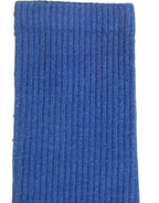 Dolce & Gabbana Blue Cotton Ribbed Mid Calf Women Accessory Socks - Eljoys Fashion 