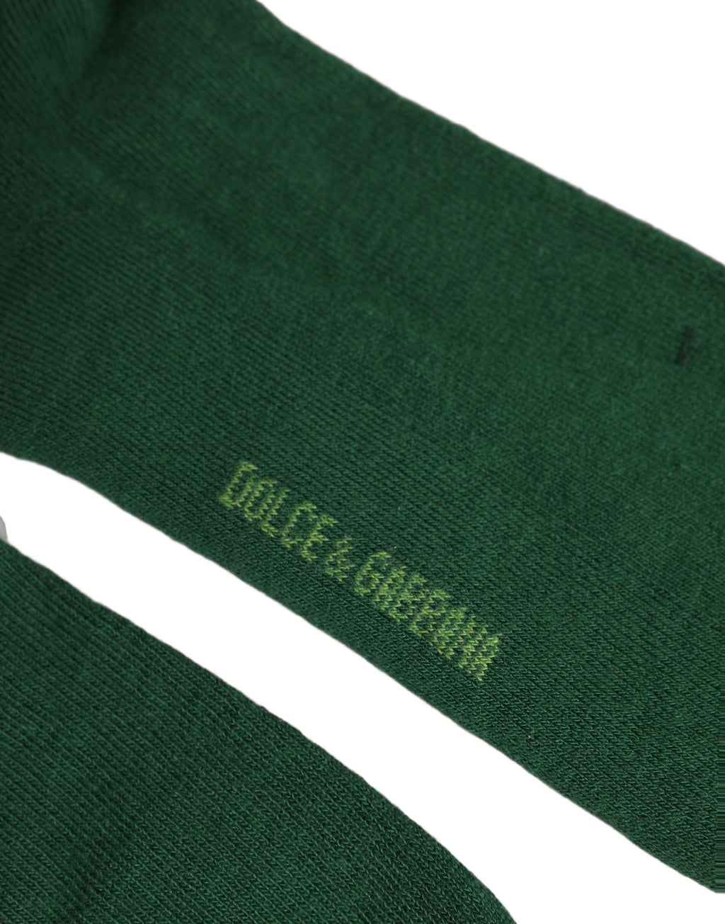 Dolce & Gabbana Green DG Logo Nylon Mid Calf Accessory Socks - Eljoys Fashion 