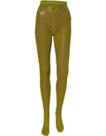 Dolce & Gabbana Green Nylon Fishnet Pantyhose Stockings Socks - Eljoys Fashion 
