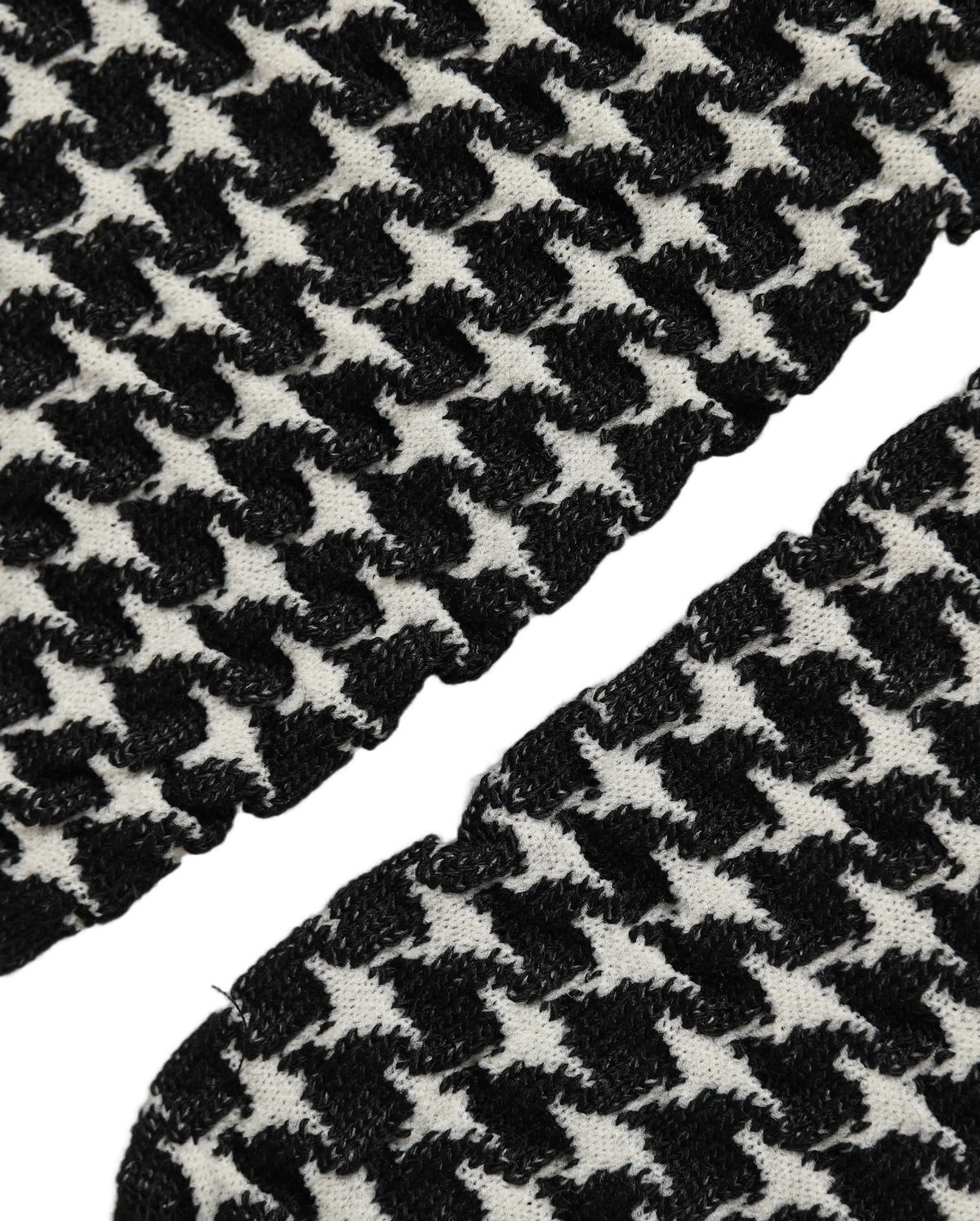 Dolce & Gabbana Black White Houndstooth Ankle Length Socks - Eljoys Fashion 