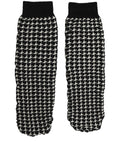 Dolce & Gabbana Black White Houndstooth Ankle Length Socks - Eljoys Fashion 