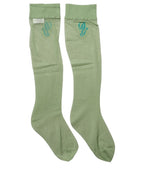 Dolce & Gabbana Green Knee High Sheer Nylon Accessory Socks - Eljoys Fashion 