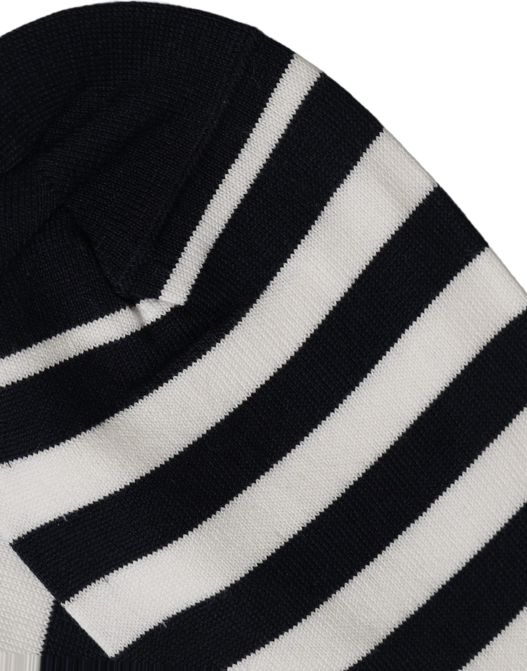 Dolce & Gabbana Black White Stripes Cotton Mid Calf Accessory Socks - Eljoys Fashion 