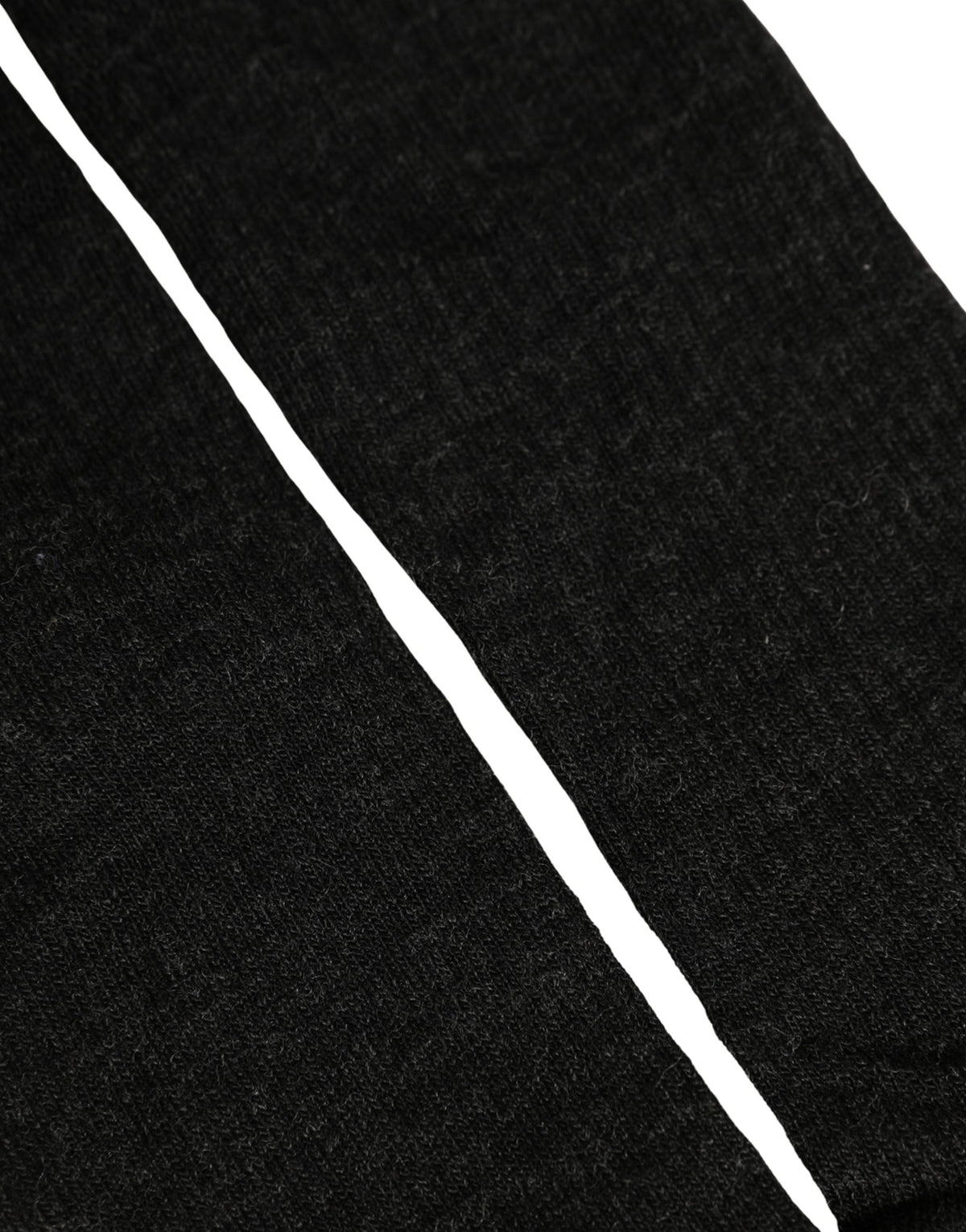 Dolce & Gabbana Black Wool DG Logo Mid Calf Accessory Socks - Eljoys Fashion 
