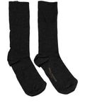 Dolce & Gabbana Black Wool DG Logo Mid Calf Accessory Socks - Eljoys Fashion 