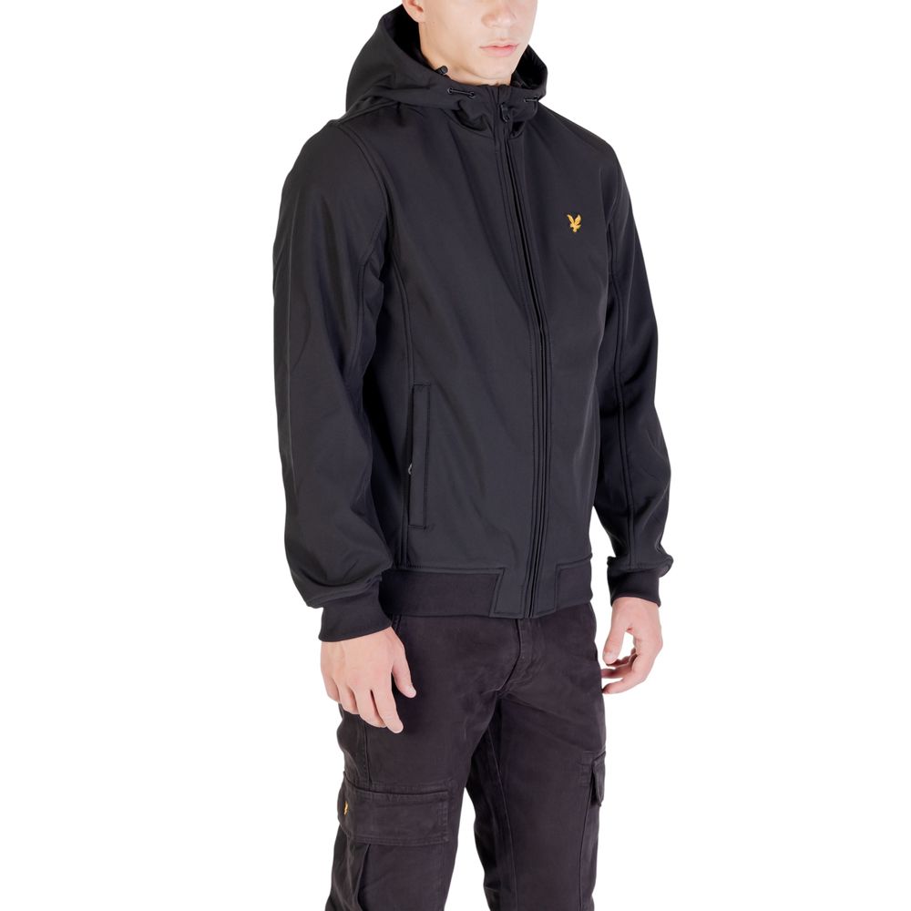Lyle & Scott Black Polyester Parka
