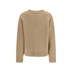 Ami Paris Beige Alpaca Vicugna Pacos Cardigan Ami Paris