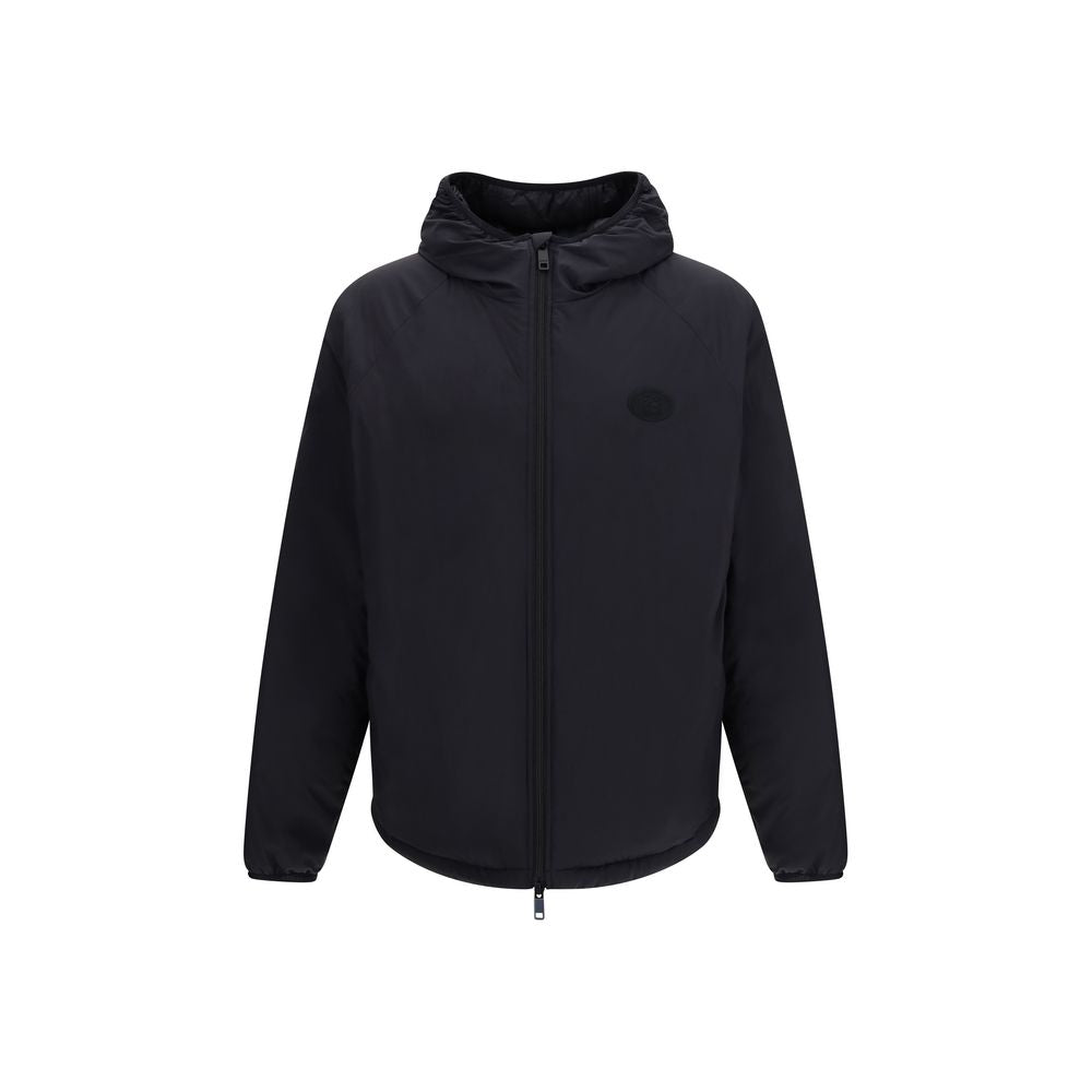 Burberry Black Nylon Shell Jacket Burberry