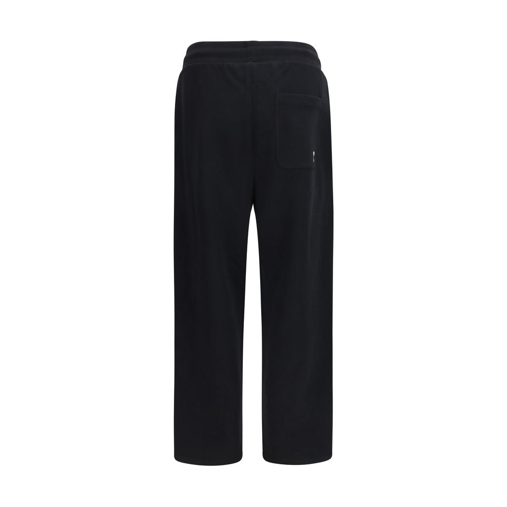 Ami Paris Black Cotton Joggers Workout Pants Ami Paris