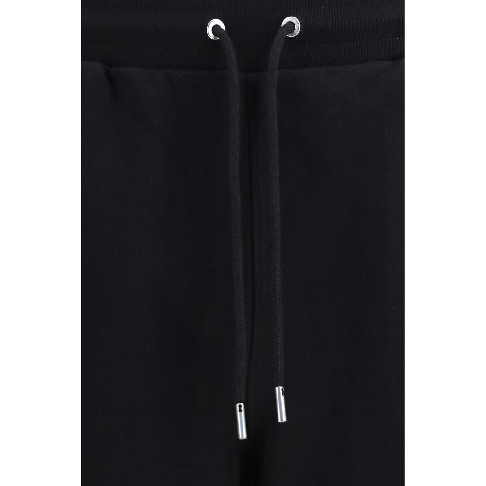 Ami Paris Black Cotton Joggers Workout Pants Ami Paris